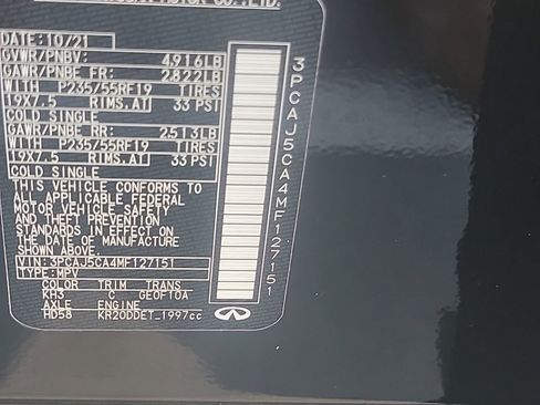 Used 2021 INFINITI QX50 Essential w/ Convenience Package image 10