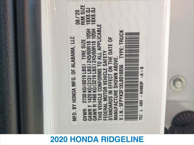 Used 2020 Honda Ridgeline Sport image 26