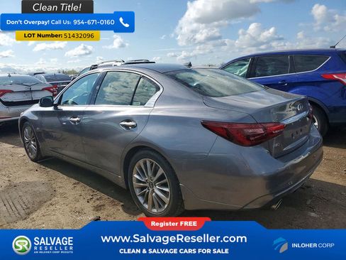 Used 2019 INFINITI Q50 Luxe w/ Essential Package (3.0T Luxe) AWD/4WD image 3