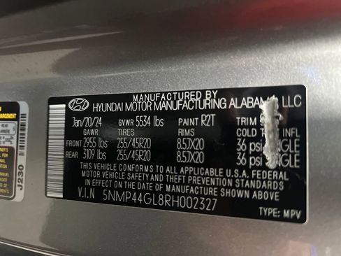 Used 2024 Hyundai Santa Fe Limited image 34