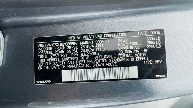 Used 2016 Volvo XC90 T5 Inscription w/ Vision Package AWD/4WD image 37