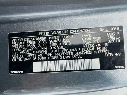 Used 2016 Volvo XC90 T5 Inscription w/ Vision Package AWD/4WD image 37