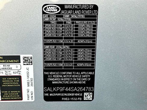 Used 2025 Land Rover Range Rover SE AWD/4WD image 35