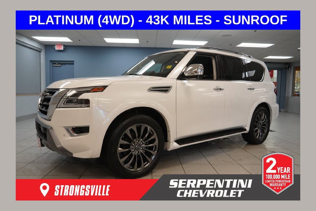Used 2023 Nissan Armada Platinum w/ Captain's Chairs Package AWD/4WD image 1