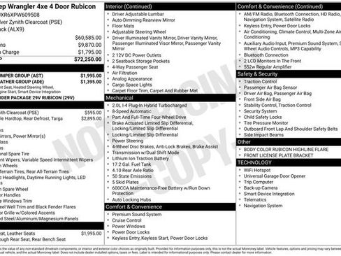 Used 2023 Jeep Wrangler Unlimited Rubicon 4xe w/ Steel Bumper Group AWD/4WD image 12