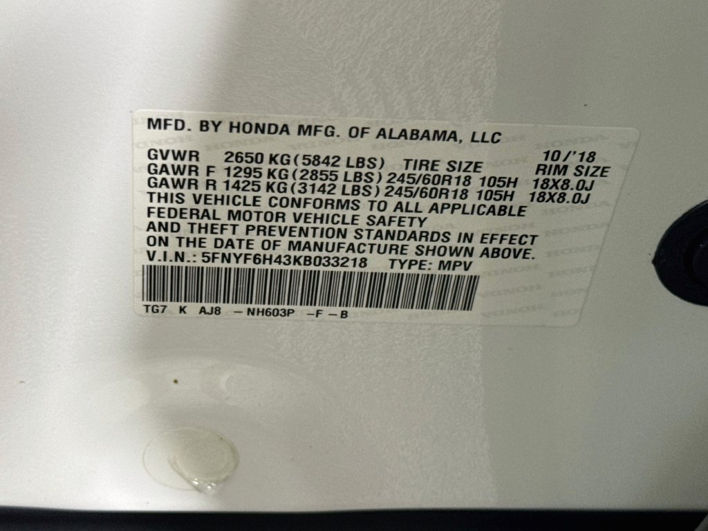 Used 2019 Honda Pilot EX-L image 39