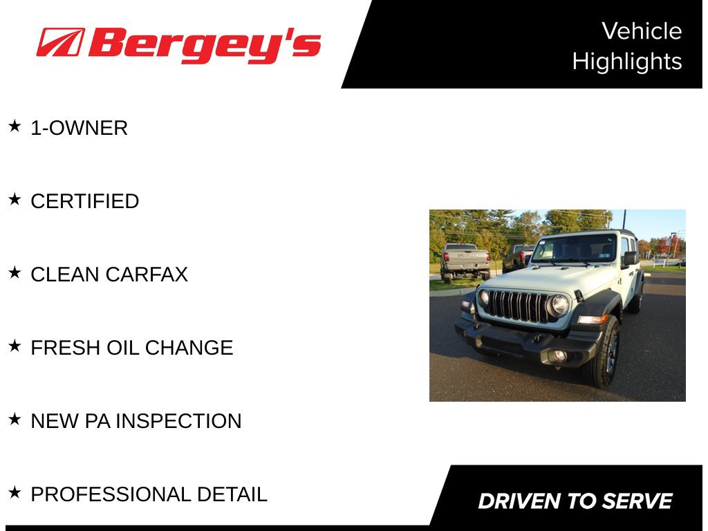 Used 2024 Jeep Wrangler Unlimited Sport AWD/4WD image 5