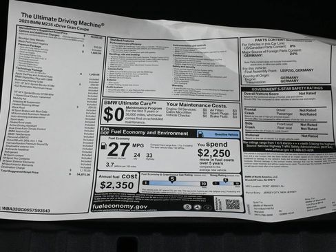 Used 2025 BMW M235i xDrive M235i xDrive w/ Premium Package image 39