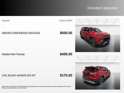 Used 2025 Chevrolet Traverse Z71 w/ Driver Confidence Package AWD/4WD image 4
