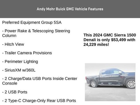 Used 2024 GMC Sierra 1500 Denali w/ Technology Package AWD/4WD image 15