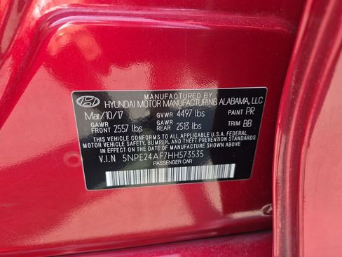 Used 2017 Hyundai Sonata SE w/ Cargo Package FWD image 34