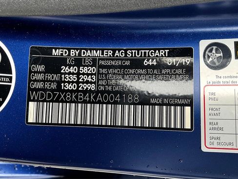 Certified 2019 Mercedes-Benz AMG GT 63 S image 34