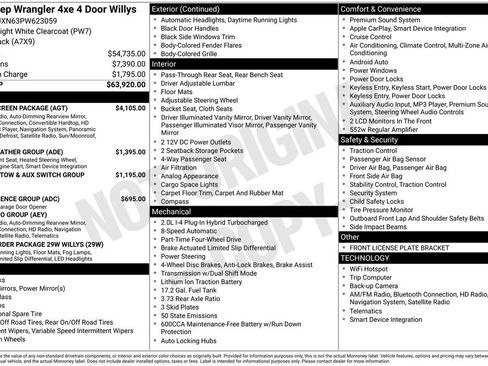 Used 2023 Jeep Wrangler Unlimited w/ Sun & Screen Package image 3