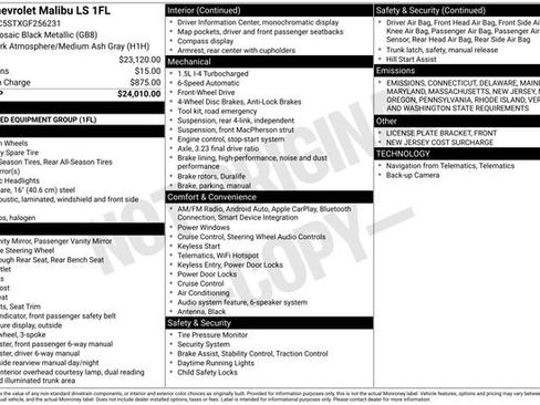 Used 2016 Chevrolet Malibu LS image 20