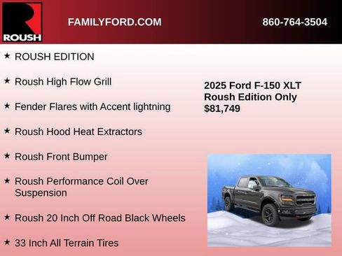 New 2025 Ford F150 XLT w/ Equipment Group 303A High image 31