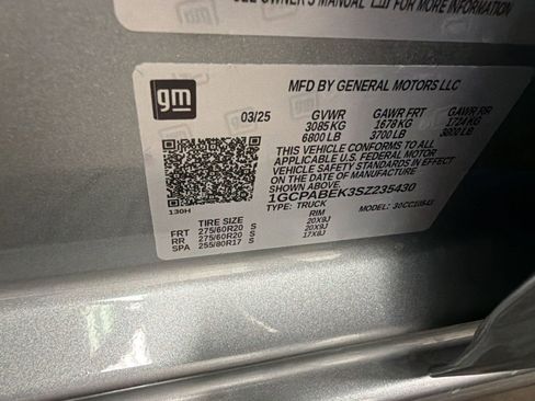 Used 2025 Chevrolet Silverado 1500 Custom w/ Turbomax Blackout Package RWD image 19