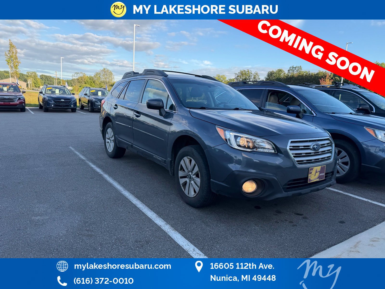 Used 2017 Subaru Outback 2.5i Premium w/ Popular Package #2 AWD/4WD image 1