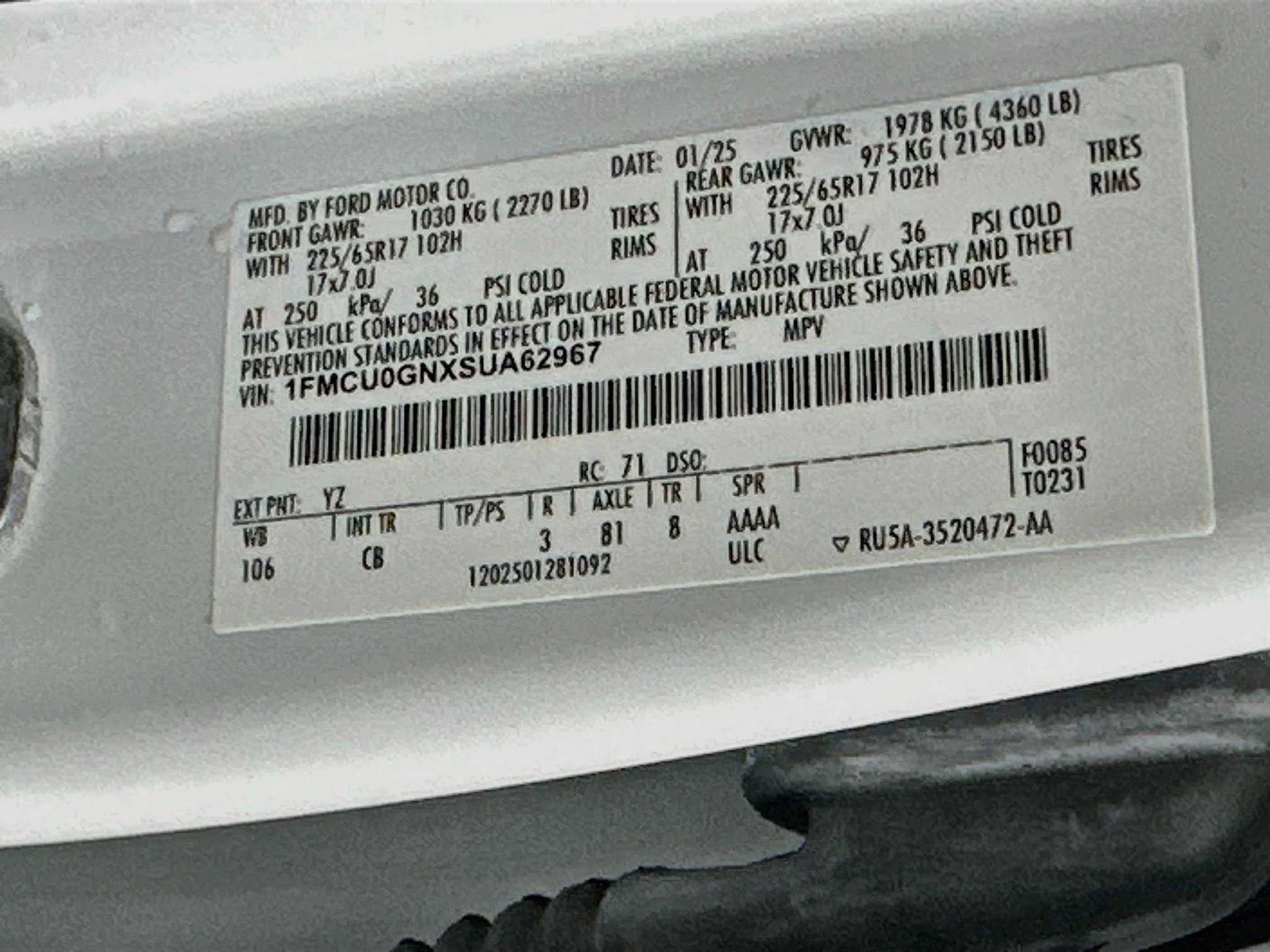 Used 2025 Ford Escape Active FWD image 12