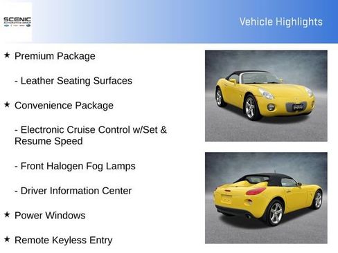 Used 2007 Pontiac Solstice Convertible w/ Premium Package image 10