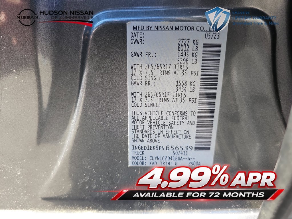 Used 2023 Nissan Frontier SV w/ SV Convenience Package AWD/4WD image 33