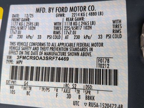 New 2025 Ford Bronco Sport Badlands w/ Badlands Tech Package image 17