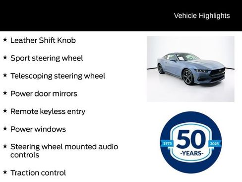 Certified 2025 Ford Mustang Coupe RWD image 16