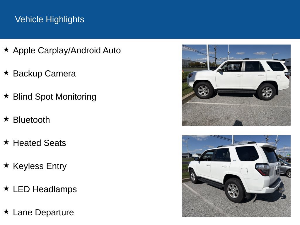 Used 2020 Toyota 4Runner SR5 Premium w/ Moonroof Package AWD/4WD image 2