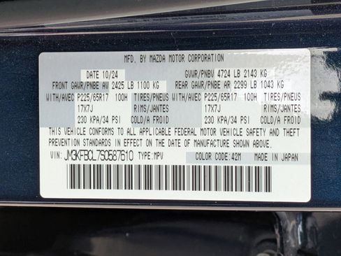 Certified 2025 MAZDA CX-5 AWD 2.5 S w/ Preferred Package image 23