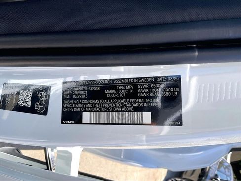 New 2026 Volvo XC90 T8 Plus w/ Protection Package AWD/4WD image 37
