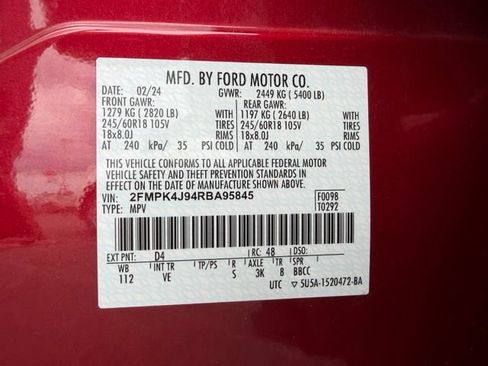 Used 2024 Ford Edge SEL w/ Convenience Package AWD/4WD image 48