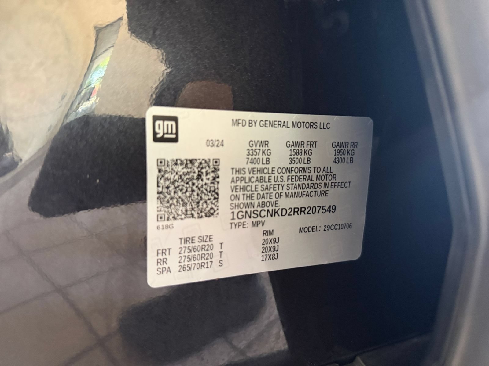 Used 2024 Chevrolet Tahoe LT w/ Luxury Package RWD image 25