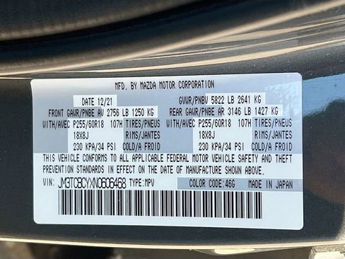 Used 2022 MAZDA CX-9 Touring image 35