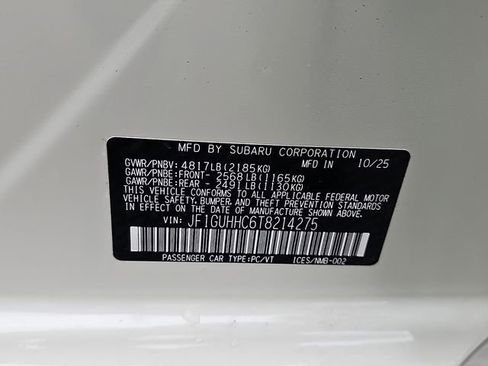 New 2026 Subaru Impreza RS image 21