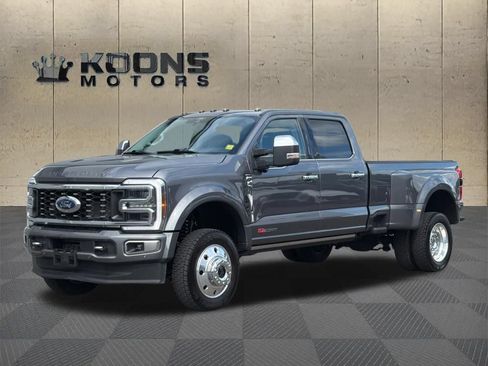 Used 2024 Ford F450 Limited w/ Snow Plow Prep Package AWD/4WD image 1