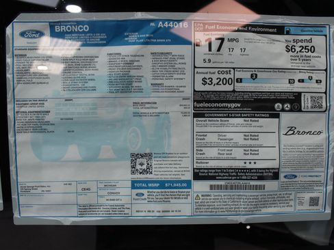 Used 2024 Ford Bronco Heritage Edition AWD/4WD image 72
