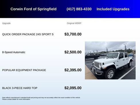 Used 2023 Jeep Gladiator Sport AWD/4WD image 5