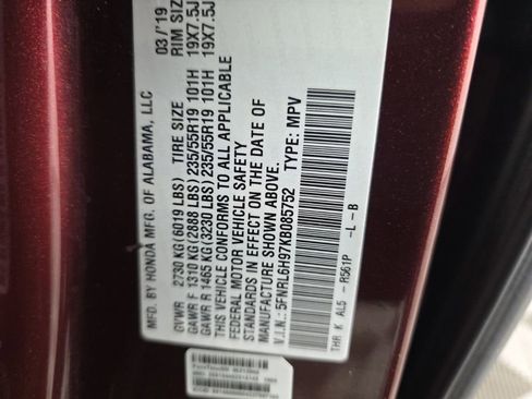Used 2019 Honda Odyssey Elite image 10