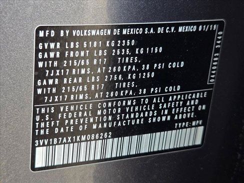 Used 2019 Volkswagen Tiguan S w/ Driver Assistance Package FWD image 23