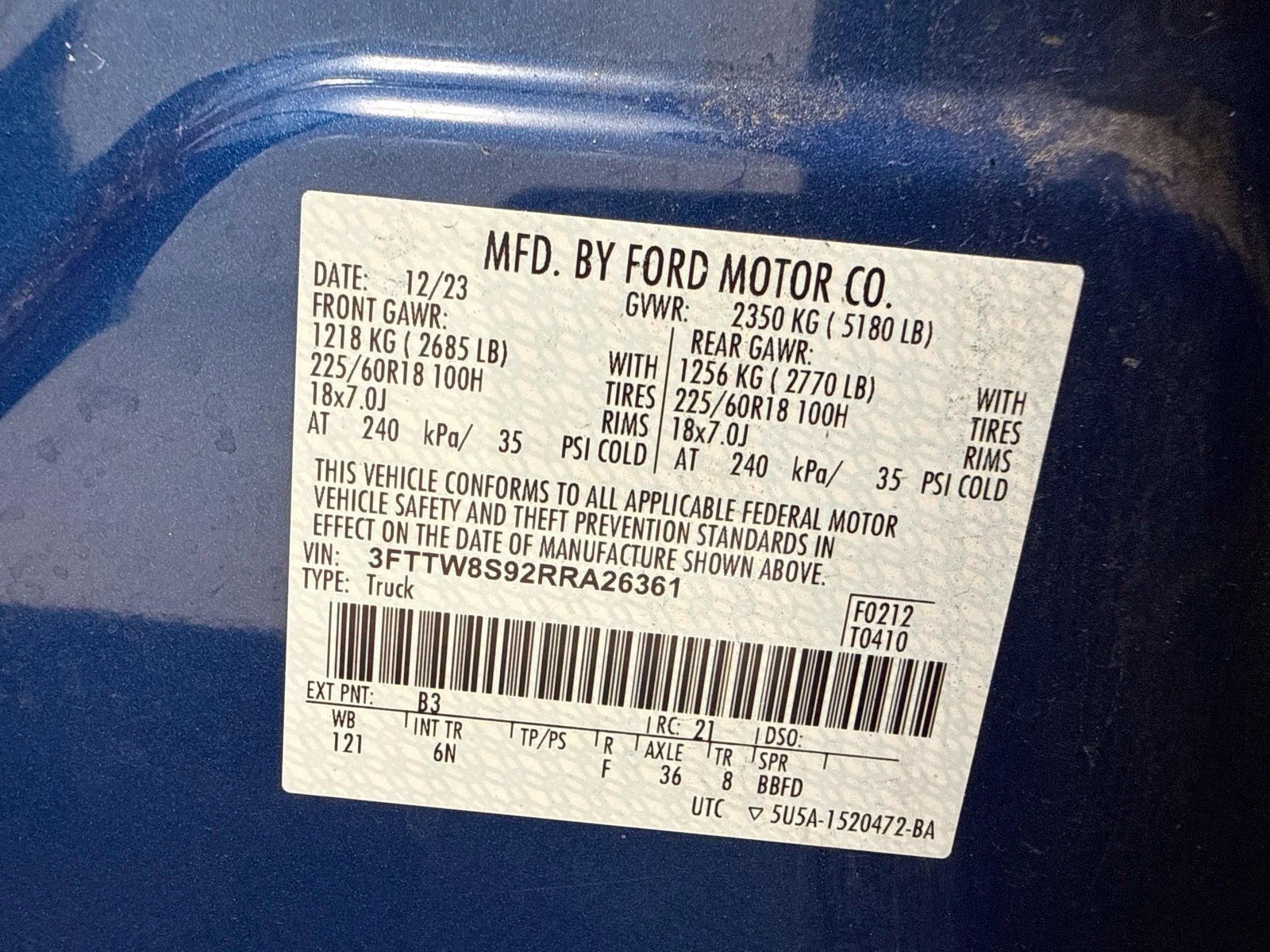 Used 2024 Ford Maverick Lariat AWD/4WD image 16
