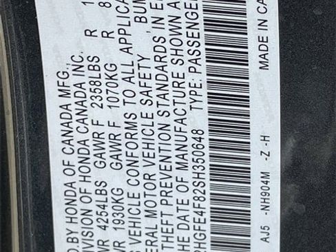 Certified 2025 Honda Civic Sport image 31