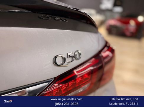 Used 2018 INFINITI Q50 Red Sport 400 w/ Proactive Package AWD/4WD image 8