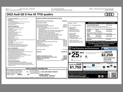 Certified 2022 Audi Q5 2.0T Premium Plus w/ Premium Plus Package image 19