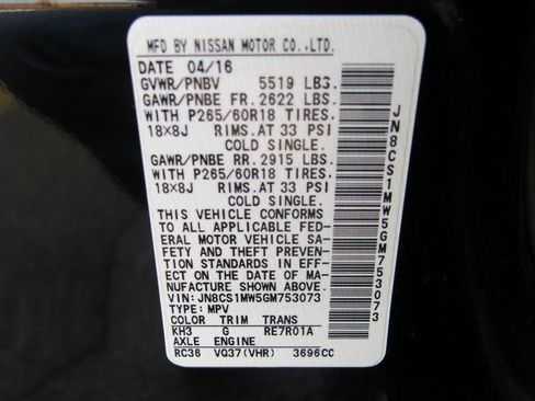 Used 2016 INFINITI QX70 AWD image 36