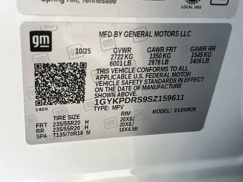 New 2025 Cadillac XT6 Premium Luxury w/ Technology Package image 44