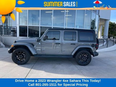 Used 2023 Jeep Wrangler Unlimited Sahara AWD/4WD image 2