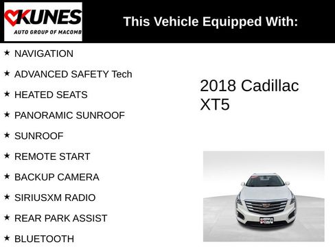Used 2018 Cadillac XT5 Luxury w/ Driver Awareness Package image 3