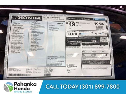 New 2026 Honda Civic Sport Touring image 22