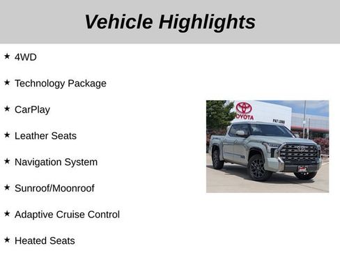 Used 2026 Toyota Tundra Platinum AWD/4WD image 5