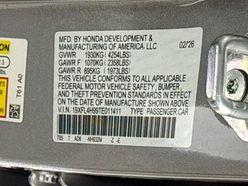 New 2026 Honda Civic Sport Touring image 26