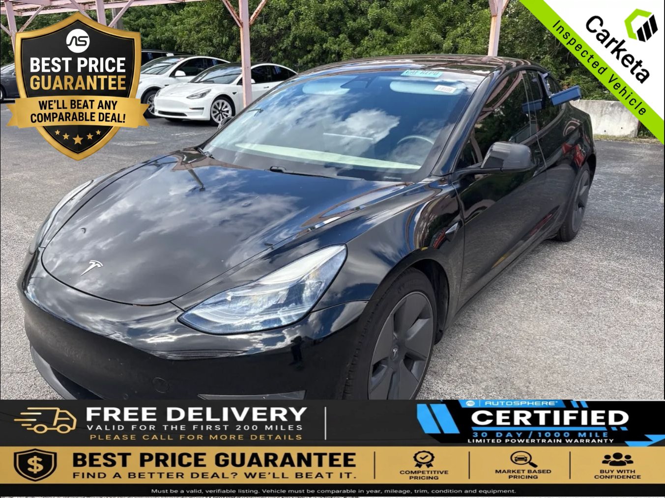 Used 2021 Tesla Model 3 Standard Range Plus RWD image 1